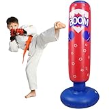 120cm Inflatable boxing Bags for Kids, Inflatable Pedestal Boxing Bags, Kid Punching Bag for Practicing Karate, Taekwondo,De-Stress Boxing Bag for kids.