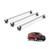Van Demon Rhino Kammbar Fleet 3 Roof Bars for Mercedes Vito 2015+ Models Alloy Steel Roof Rack Rails - Fits: Mercedes Vito 2015+ (W447)