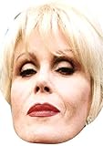 FoxyPrinting Patsy Ab Fab Celebrity Cardboard Party Face Mask Fancy Dress