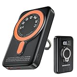 MAOMAOCON Power Bank 12000mAh 22.5W Fast Charging Portable Charger Wireless PowerBank with LCD Display Small USB-C Battery Pack with for iPhone 16/15/14/13/12 Pro/Pro Max