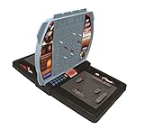 Lexibook Talking Naval Battle (English/Spanish), electronic board game for 1 or 2 players, interactive, light and sound effects, strategy, battery-operated, gray/black, GT2800i2