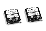 SUNDELY® 2 X NI-MH 800 mAh AAA Battery Pack Rechargeable for Uniden Radio MHS050-2 Atlantis 150 155 PMR845 PMR885 GMR635 GMR855 GMR1038 GMR3689 GMRS380 TR640 BP-38 BP-39 BP-40 BT-537 BT-1013