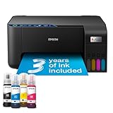 Epson EcoTank ET-2861 A4 Multifunction Wi-Fi Ink Tank Printer, With Up To 3 Years Of Ink Included , Black