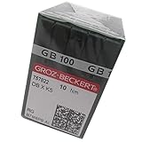 GROZ-BECKERT Needle - 100 Groz Beckert DBXK5 Industrial Embroidery Sewing Machine Needles Compatible with Tajima Barudan SWF (75/11)