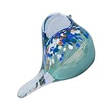 Ciieeo Stained Glass Bird Ornaments for Indoor Desktop Colorful Glass Craft Bird Shaped Adornment Creative Home Decor