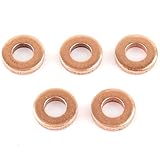 ROBUST 5 Pcs Diesel Injector Seal Washers for Renault Kangoo Clio Laguna Megane Sceniz Nissan Cube Juke NV200 Qashqai Dacia Duster Lodgy 7703062072 8200014894 6000616683 9110702 6079970845