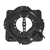 Lfhelper Seat Swivel Base, 360 Degree Rotating Motorhome Seat Swivel Turntable with 4 Locking Points, 130 KG Load for Campervan Chassis Modification, RVs, Boats, Large Passenger Cars