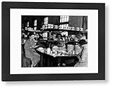 Maling Pottery Women Preparing Royal Coronation Framed Print, 1936 - Modern Frame 22"x18" (58x48cm) (21630901)