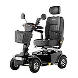 Veleco Jumpy: Mobility Vehicle with Speed knob and Swivel Captain seat (Black)