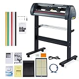 CREWORKS 72cm Vinyl Cutter Plotter for Drawing and Cutting Custom Stickers Signs Shirts, 28'' Design Cutting Machine with Stand, Sign and Sticker Maker Machine w Digital Controls, SignMaster Software