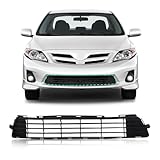 PERFIT LINER New Front Primed Black Bumper Lower Grille Grill Compatible With TOYOTA Corolla 2011-2013 Direct Replacement Parts TO1036125 5311202280