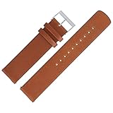 Skagen SKW6355 Watch Strap 20 mm Leather Brown, brown, 20 mm, ribbon, ribbon