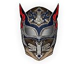 SIN CARA Lycra PRO Adult Lucha Libre Wrestling Mask (Pro - Fit) Silver/Black