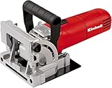 Einhell TC-BJ 900 Biscuit Jointer | 860W Plate Joiner With 100mm Mini Circular Saw Cutter, Variable Cutting Depth (Max 14mm) | Biscuit Joiner With Dust Extraction For Woodworking , Red