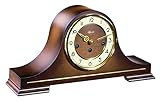 Hermle Tambour Mechanical Mantle Clock in Walnut and Westminster Chime 21092-030340