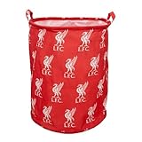 Character World Liverpool FC Official Storage Hamper | Strike Design, Toy Box Laundry Basket | Organiser For Children's Bedroom, Kids Playroom | 48cm x 40cm