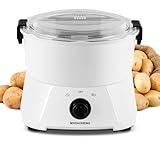 MXBAOHENG P09 Potato Peeler Electric with Blade and Basket 0.8KG Capacity for Peeling Potatoes and Spin Dry Vegetables to Remove Excess Water