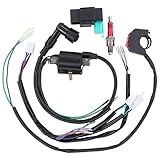 HouYeen Wiring Harness Loom Kill Switch Spark Plug Coil CDI for 110cc 125cc 140cc Pit Bike
