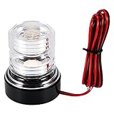 AWSGHLF 12V Navigation Light, Ship Yacht Anchor, 360° LED White Night Signal, IP65 Waterproof