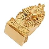 IMIKEYA Egyptian Resin Craft Decoration King Ornament Statue Figurine for Tv Cabinet Table Home Office Egyptian Decor