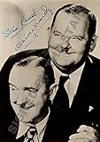 STUNNING QUALITY LAUREL & HARDY NEW (1) SIGNED/AUTOGRAPHED PHOTO PRINT.