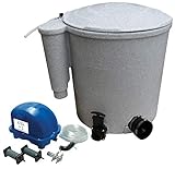 Evolution Aqua Easypod Air for Crystal Clear Healthy Water | Pond Filter with Air Pump for ponds up to 10,000 Liters