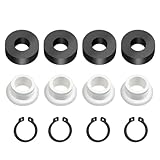 XYgdhqpt 5740-2, 7434-1 Deck Tune Up Kit Compatible with Walker Mower,Mower Deck Tune up kit fits Walker Mower Deck 36", 42", 48", 54" and 56" Decks(Includes:4 Bushings,4 Snap Rings,4 Shock Bushings)