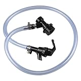 PERA 3/16" Ball Lock line Assembly, Picnic tap with 3ft Beer line for Home Brewing