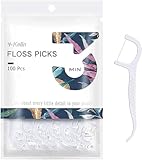 Y-Kelin Dental Floss-100 Pcs Dental Floss Toothpick,Teeth Stick,Tooth Picks,Floss Picks,Teeth Cleaning (100 Count (Pack of 1), No Flavor