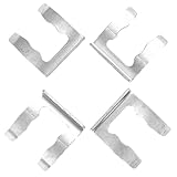 10Pcs Stainless Steel Car Brake Hose Clips Strong Durable Brake Clip Replacement U Shaped Brake Hose Useful Vehicles Brake Line Clip for Cars Trucks Vehicles Parts