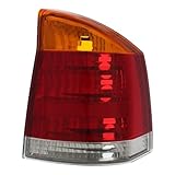 XYZ Parts Rear Tail Light Assembly Compatible With Vauxhall Vectra C Hatchback & Saloon 2002-2009 Amber For UK Drivers Side Right Hand Replacement