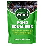 Envii Pond Equaliser – Pond pH Buffer Instantly Balances, and Stabilises pH, KH and GH Levels, Pond Ammonia Remover, Works All Year Round Through Winter - 250g