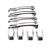 Car Exterior Door Handle for Jaguar E-PACE XE XF XFL F-Pace Car Chrome Exterior Side Door Handle Cover Trim Car Exterior Door Handle Car Accessories