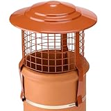 Reeds Chimney Pot Bird Guard Terracotta 200-250mm