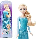 Mattel Disney Princess Dolls, Elsa Posable Fashion Doll with Signature Clothing and Accessories, Disney's Frozen Movie Toys, HLW47