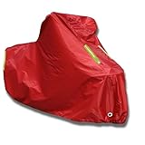 Waterproof Motorcycle Cover for Honda GB500 Clubman 1989-1992, Heat Insulation Sun Protection Flame Retardant Motorbike Cover, Tear Resistant Oxford Cloth, With Windproof Buckle