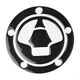 Motorcycle Gas Tank Oil Cap Decal Sticker Black, Waterproof Protective Cover Compatible with Kawasaki Z750 Z1000 ZX-6R ZX-10R ZX-14 Z800 650R ER-6N ER-6F Concours 1400 GTR 1400 2006-2013