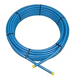 Polypipe 25 metre Roll of 25mm Blue Water Mains Service MDPE Pipe 2525BU