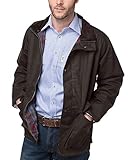 Rydale Men's Cawood Lined Waxed Cotton Wax Jacket Men's Coat for Walking or Shooting Olive