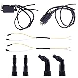 iSpchen 2pcs Ignition Coils 4pcs Caps 33410-45012 for Suzuki GS550 GS750 GS850 GS1000 Ignition Coils and Spark Plug Caps Set Replacement
