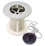 Chrome Finish Unslotted Belfast Sink Waste - WSK23CP