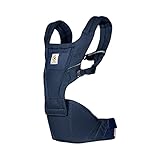 Ergobaby Alta Hip Seat Baby Carrier with Baby Hip seat for Babies and Toddlers from 4 Months (5.5 kg - 20.4 kg), with SoftFlex Mesh, Midnight Blue