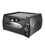 TAIMIKO Tandoor Oven Mini Pizza Chapati Roti Lahmacun Manakish Pizza Oven Tandoori Takeaway Electric Bread Maker Top Plate With Glass,Accessories