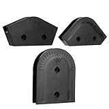 Water Cooling Bending Kit, Bewinner 3pcs 12mm Tube Bender Module Tools for PC Water Cooling System OD 45/90/180 Degree Acrylic Hard Tube Bending Tool Set Rigid Tubing for Computer Cooling System