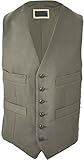 Clothing Unit Mens Moleskin Waistcoat Soft Cotton Body Warmer Olive Lovat S - 3XL (Large, Lovat)