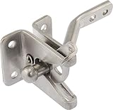 Hillman 853340 Universal Gate Latch Stainless Steel, 1.87 x 3.75 x 7.5 inches