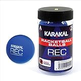 Karakal RACKETBALL BALLS BLUE (REC)- TUBE OF 2