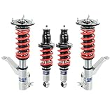 FAPO Coilover for Honda Civic 2001-2005 EM ES, for Honda Civic SI 2001-2005 EP3, for Acura Integra RSX 2002-2006 Adjustable Height Mono-Tube Shock Suspension Strut Lowering Kit