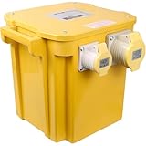 5KVA Transformer 240V to 110V / 110V to 240V – Heavy Duty Step Up & Step Down Site Transformer – Industrial Single Phase Power Converter for Construction & Workshop Use