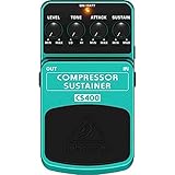 Behringer COMPRESSOR/SUSTAINER CS400 Ultimate Dynamics Effects Pedal, Green